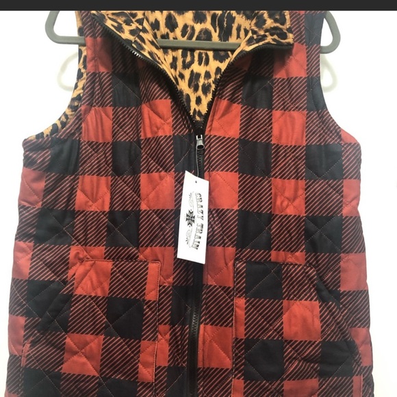 CRAZY TRAIN REVERSIBLE VEST - Picture 2 of 3